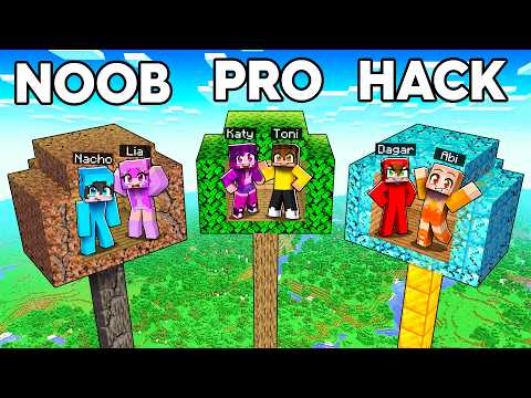 Minecraft TREE HOUSE NOOB vs PRO vs HACKER