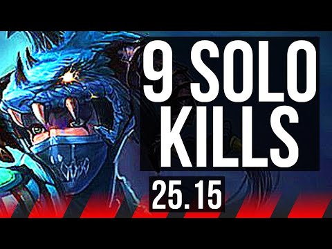 VAYNE vs MORDEKAISER (TOP) | 9 solo kills, 46k DMG, Legendary, 19/4/7 | EUW Master | 25.15