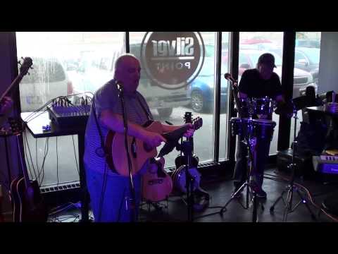 Glenn Hurst, Brian and Harvey at the Silver Point Pub Thursday Acoustic Jam April 24 2014