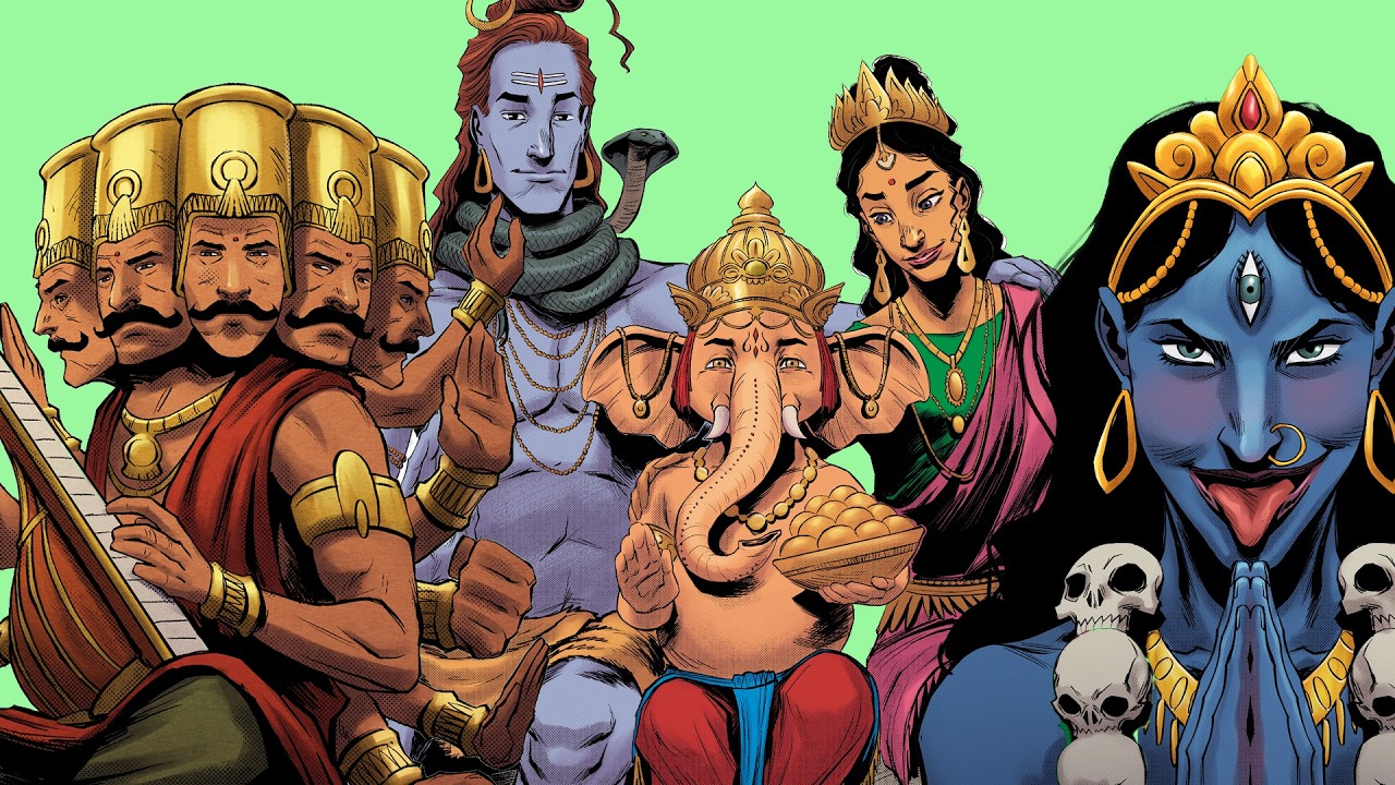 Os INCRÍVEIS DEUSES e DEUSAS do Hinduísmo - Mitologia Hindu