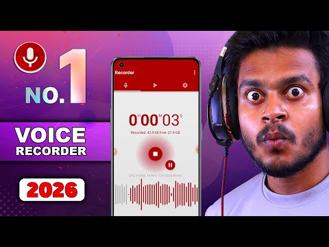 🎙️Best Voice Recorder for Android in 2026 | Noise Cancellation | High Quality Voice Recording app