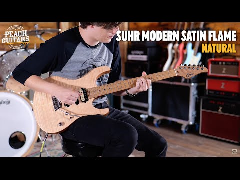 No Talking...Just Tones | Suhr Modern Satin Flame Natural