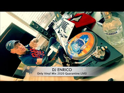 DJ Enrico - Only Vinyl Quarantine Mix 2020  LIVE!