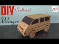 How To Make Cardboard Winger Cardboard Mini Bus