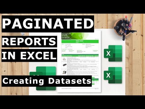Creating Datasets (course: FREE Professional & Paginated Excel Reports without Power BI)