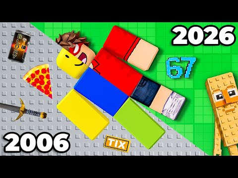 I Tried 1 Roblox Game From EVERY YEAR