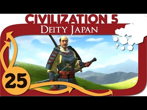 Civilization 5 - Ep. 25 - Let's Play Japan - Civ 5 Deity Gameplay