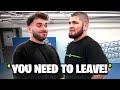 Adin Ross Gets PRESSED By Khabib At Islam S Training Session