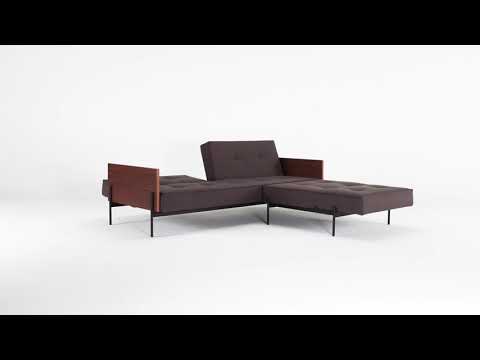 Splitback Lauge Schlafsofa von Innovation bei Sofawunder.de