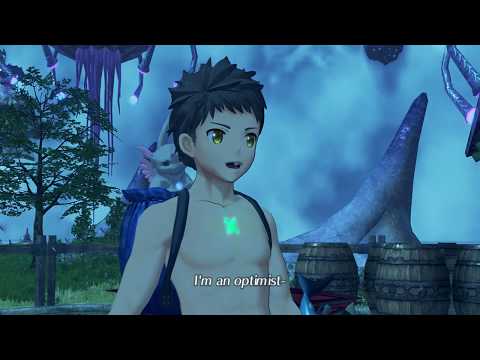 Xenoblade Chronicles 2 Swimsuit Edition Cutscene 078 - Welcome to Leftheria