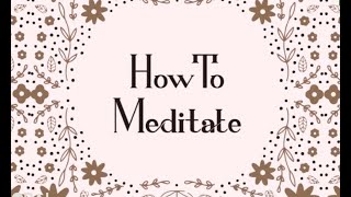 How to do meditation for beginners at home in English | PMC English