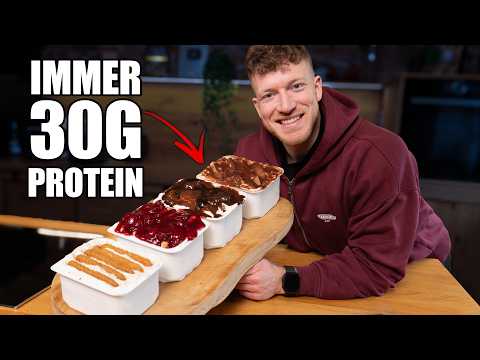 Viraler 2 Minuten Cheesecake in 4 Varianten! (Viel Protein & echt köstlich!) 