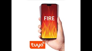 Miniatură video Senzor de fum, optic cu sistem wireless si aplicatie mobil WIFI Rouch