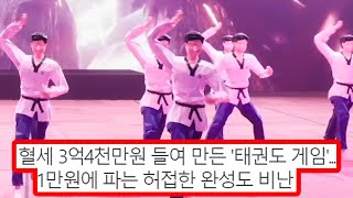 우리 세금으로 만들어진 태권도 게임 수준;;