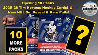 Opening 10 Packs of 2025–26 Tim Hortons Hockey Cards! 🔥 New NHL Set Reveal & Rare Pulls!