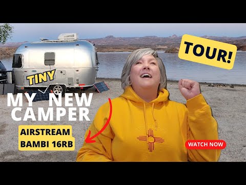 TOUR! MY TINY AIRSTREAM BAMBI 16RB --Towed by a Jeep! Perfect for My Solo RV Life