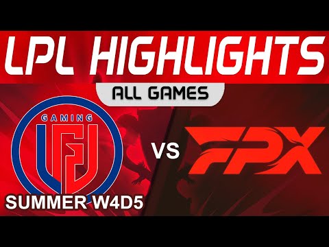 LGD vs FPX Highlights ALL GAMES LPL Summer Season 2023 W4D5 LGD Gaming vs FunPlus Phoenix by Onivia