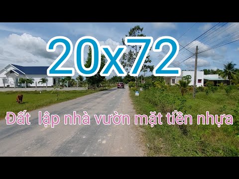 Bán đất 20x73 mặt tiền nhựa chỉ 140 triệu