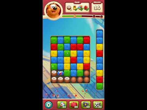 Toon Blast Level 7647 - NO BOOSTERS 🐻🐺🐱 | SKILLGAMING ✔️