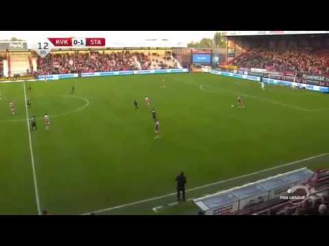 Idriss Saadi buteur Courtrai vs Standard de Liege ● Belgium Jupiler League 15/10/2016