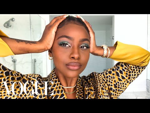 Justine Skye's Guide to Green Eyeshadow & Her True Beauty Secret | Beauty Secrets | Vogue