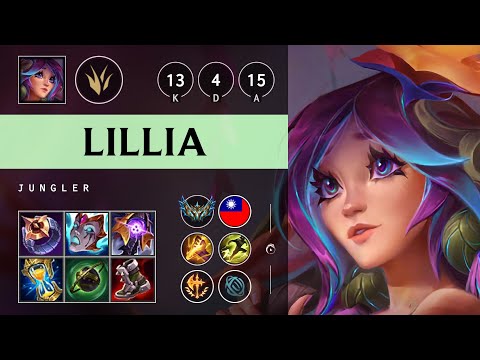 Lillia Jungle vs Lee Sin - TW Challenger Patch 25.17