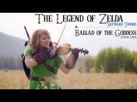 Ballad of the Goddess (Zelda Skyward Sword Theme) - Violin Cover - Taylor Davis