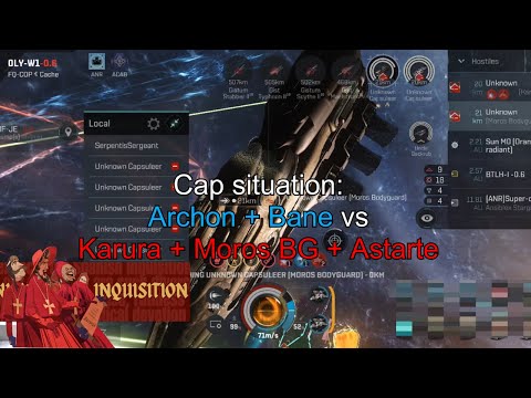 Eve Echoes: Cap fight in Cache