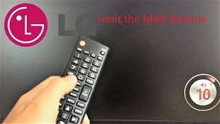 LG TV Lock the MAX Volume Settings / with Hotel Mode Code