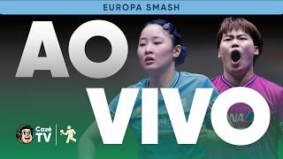 AO VIVO (SOM AMBIENTE): TÊNIS DE MESA: EUROPA SMASH | FINAIS