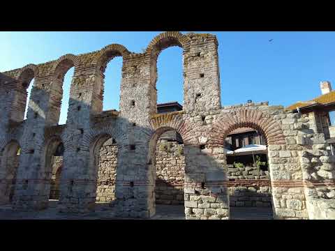 The Church of Saint Sofia or Църква Света София. UNESCO - Nessebar Bulgaria - ECTV