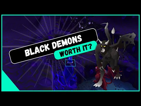Loot From 1000 Black Demons in OSRS