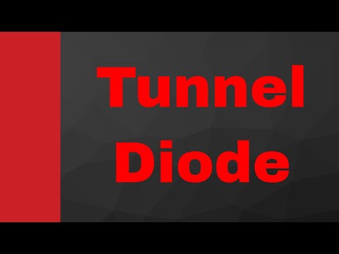 Tunnel Diode or Esaki Diode Working Internal Structure Characteristics by Engineering Funda