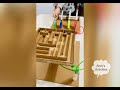 Hydraulic Labyrinth With Ball From Cardboard And Syringes