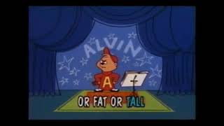 Alvin&#39;s Harmonica 1993 different pitch