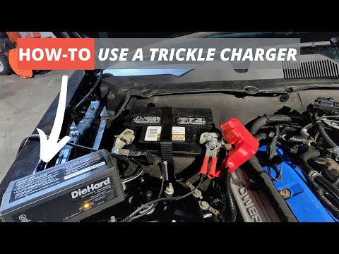 How to Trickle Charge Your Car Battery | Storing a Car