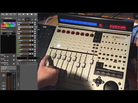 MCU4Bitwig - Using the Mackie Control Universal