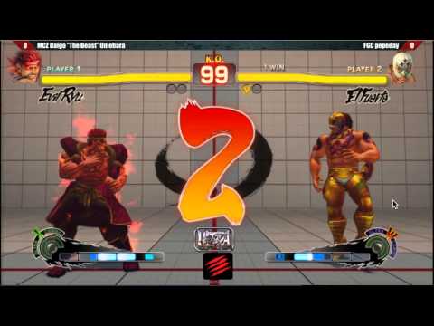 [Tokyo Gameshow 2014 USF4] MCZ Daigo Umehara (Evil Ryu) vs FGC pepeday (El Fuerte)