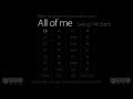 All of Me : Backing Track (140 bpm)