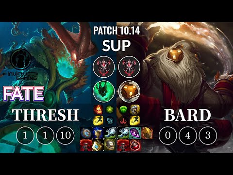 IG Fate Thresh vs Bard Sup - KR Patch 10.14