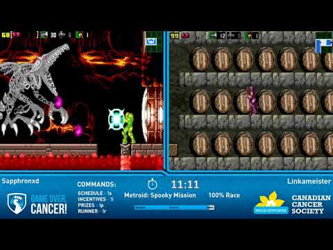 Game Over, Cancer! 2020 - Metroid: Spooky Mission (100%) [SapphronXD, LinkaMeister]