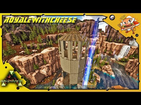 Epic Canyon Tower Build - ARK: RAGNAROK [DLC GAMEPLAY E40]