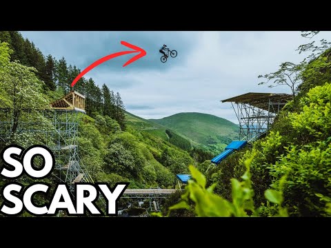 SCARIEST JUMP OF MY LIFE!! Testing the NEW Red Bull Hardline Features