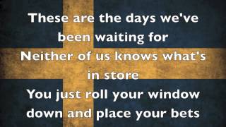 Avicii - The Days [Lyrics On Screen]