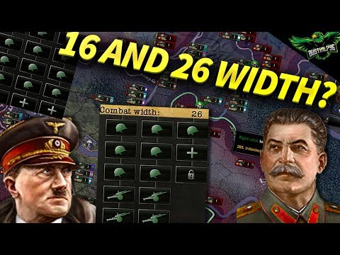 HOI4 16 and 26 Width Best? (Hearts of iron iv Tutorial Guide)