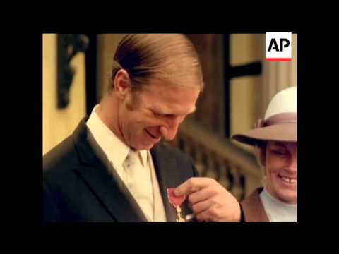 JACKIE CHARLTON INVESTITURE - COLOUR - NO SOUND