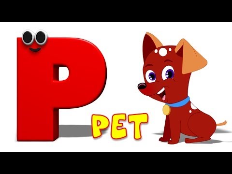 Phonics Letter- P song | Five Little Penguins | Kids Tv Nursery Rhymes For Children | Cartoon Songs