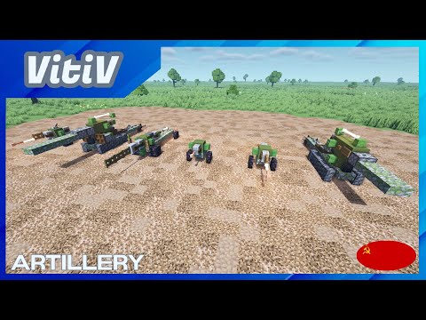 ULTIMATE Soviet Artillery in Minecraft!!