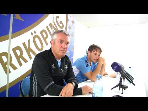 Pressekonferanse før IFK Norrköping-RBK