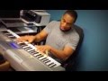 Nathaniel Dilworth jamming on keys: Stevie Wonder ...